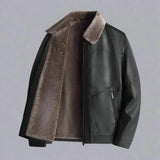 Lourenço - Chaqueta de Cuero Estilo Cavalier