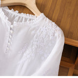 Cassiana - Camisa de Algodón y Lino