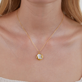 'Dream in the Clouds' Necklace with Moon and Stars