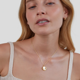 'Dream in the Clouds' Necklace with Moon and Stars
