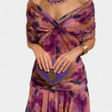 Alondra | Long Floral V-neck Dress