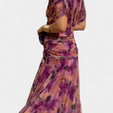 Alondra | Long Floral V-neck Dress