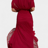 Alondra | Long Floral V-neck Dress
