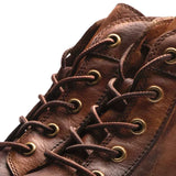 Caio - Botas Retro con Punta Redonda