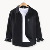 Camisa de Botones Flexibles en el Frente