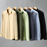 Camisa de Botones Flexibles en el Frente