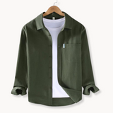Camisa de Botones Flexibles en el Frente