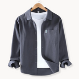 Camisa de Botones Flexibles en el Frente