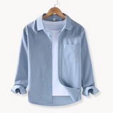 Camisa de Botones Flexibles en el Frente