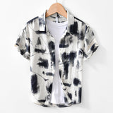 Camiseta de Manga Corta con Diseño Frontal