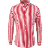 Camisa Overshirt de Mezcla Suave - Rayas