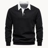 Sudadera Polo de Tejido Suave y Flexible
