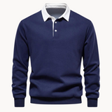 Sudadera Polo de Tejido Suave y Flexible