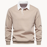Sudadera Polo de Tejido Suave y Flexible