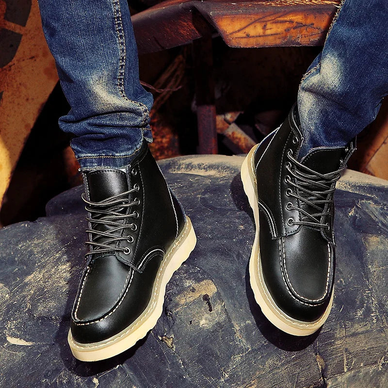 Daniel - Botas de Cuero Auténtico