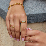 Anillo Antiguo con Aguamarina