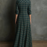 Lídia - Vestido Camisero Largo