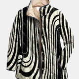 DELACROIX | Chaqueta acolchada con estampado de cebra Sylvie