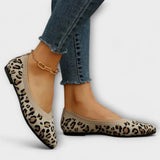 Paula - Bailarinas de encaje con estampado de leopardo