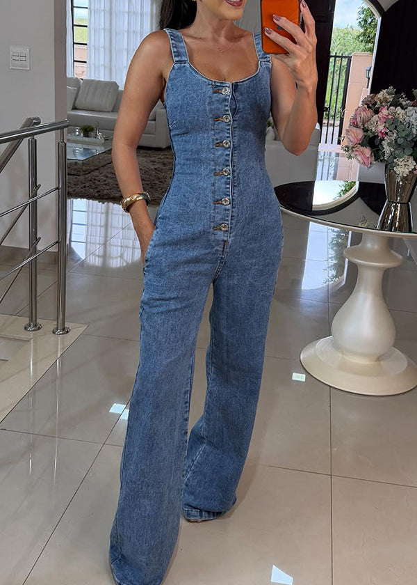Márcia - Denim Jumpsuit
