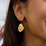 Amaya Pendientes Largos Martillados