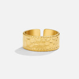 Anillo de Oro Martillado Amaya