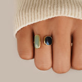 Anillo Aquamarine Wrap
