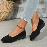 Éliane - Comfortable Wedge Ballerinas
