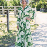 Sophie | Vestido Maxi de Manga Larga con Cintura Ajustable