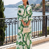 Sophie | Vestido Maxi de Manga Larga con Cintura Ajustable
