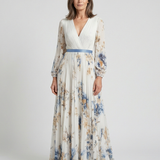 Anaïs | Vestido Maxi Floral de Mangas Largas