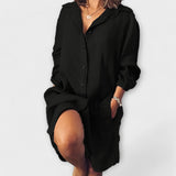 Clara - Camisa Casual de Lino