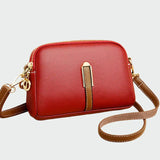 Elegante bolso de cuero para el hombro