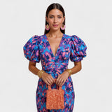 Lília - Tropical Fire Dress
