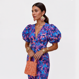 Lília - Tropical Fire Dress