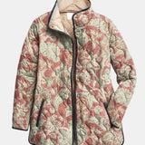 DELACROIX | Abrigo Acolchado Femenino Terracota Pauline