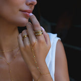 Anillo de Cristal y Oro 'Na Zawsze'