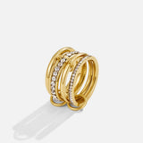 Anillo de Cristal y Oro 'Na Zawsze'