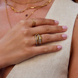 Anillo de Cristal y Oro 'Na Zawsze'