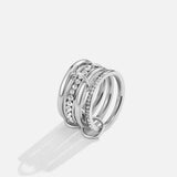 Anillo de cristal y plata "Na Zawsze"