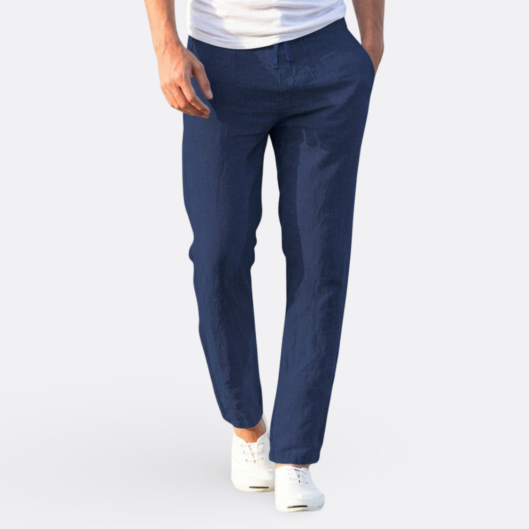 Hélder - Light Casual Linen Trousers