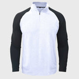 Camisa de algodón de cuello alto