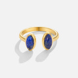 Anillo Envuelto de Lapislázuli en Oro