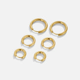 Juego de tres mini pendientes de oro