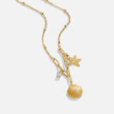 Concha Dorada y Collar de Estrella de Mar