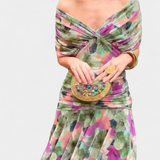 Alondra | Long Floral V-neck Dress