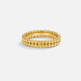 Leona's gold beaded ring
