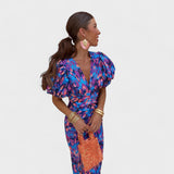 Lília - Tropical Fire Dress