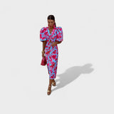 Lília - Tropical Fire Dress