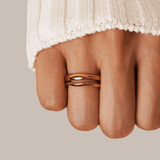 Anillo ondulado fino Madison